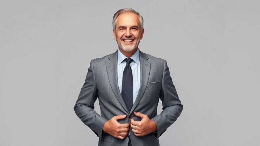 Smiling middle-aged man in a suit, related to travel news.