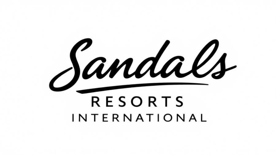 Sandals Resorts International logo in black script on white.