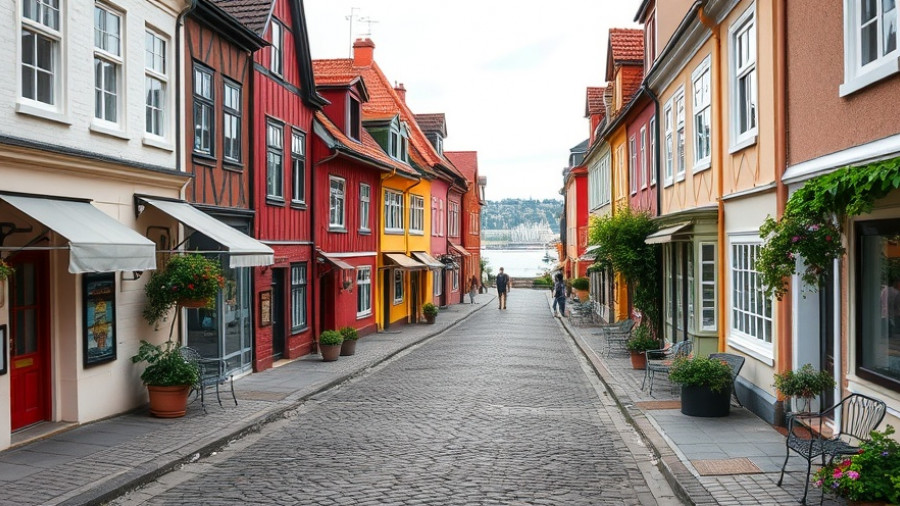 Charming street in an underrated travel destination for families.