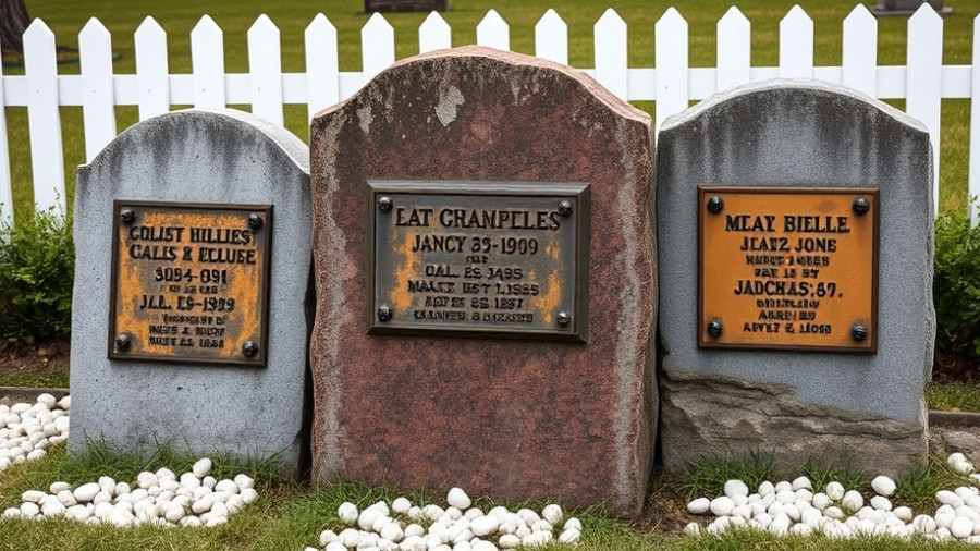 Arlington's Stumbling Stones memorial in a serene setting.