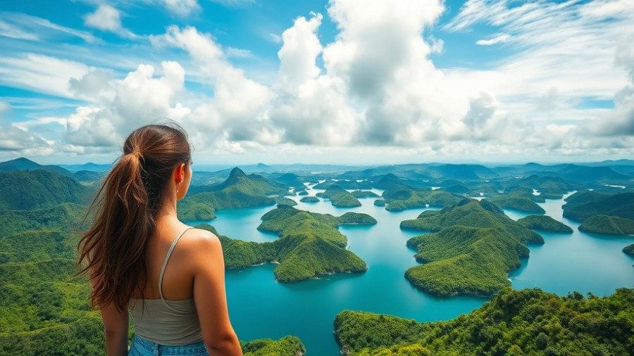Colombia tourism promotion with stunning Colombian landscape.