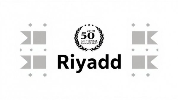 Logo for UN Tourism General Assembly in Riyadh, Saudi Arabia, 2025