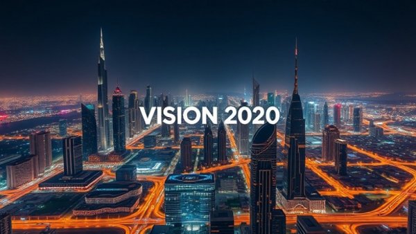 AI-Powered Tourism: Aerial view of Riyadh's Vision 2030 skyline.