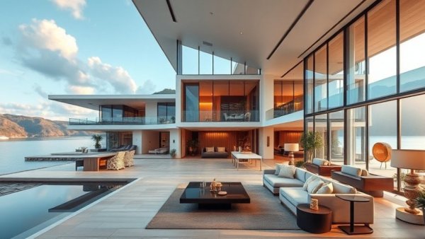 Ultra-luxury hospitality at Lake Legend resort with modern design.