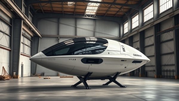 Futuristic space capsule for near-space tourism from Saudi Arabia.