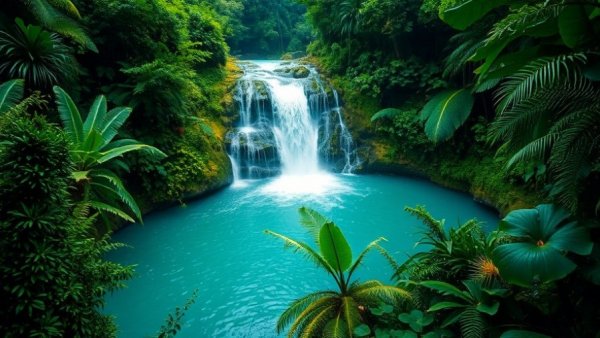Scenic waterfall in Costa Rica, a must-see for first-time travelers.