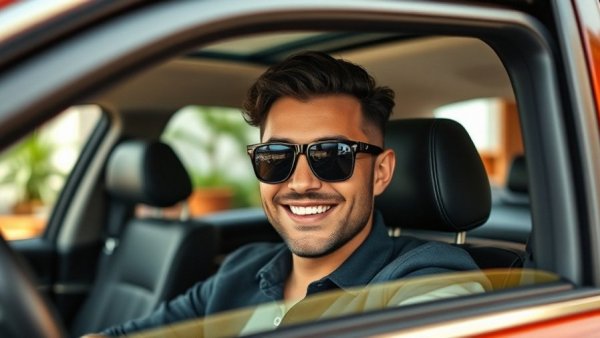 Custom travel poster featuring a man in sunglasses inside a bright room.