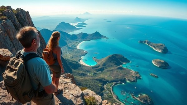 Ngaro Track 2026: Hikers enjoy stunning island views.