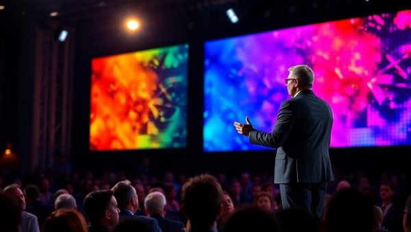 HSMAI Commercial Strategy Conference speaker on stage presenting.