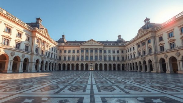Magnificent building facade during Eid Al Etihad celebrations.
