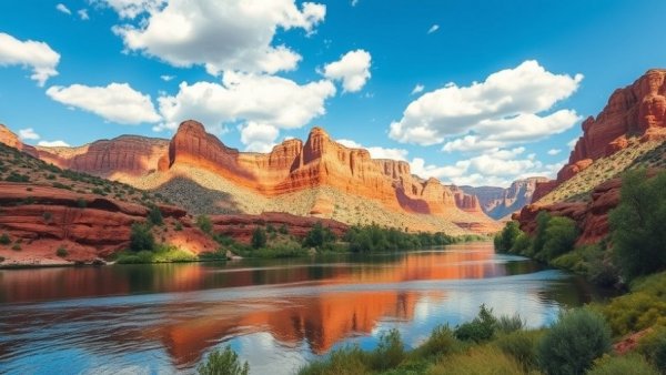 Serene canyon landscape for how to pick a travel destination.