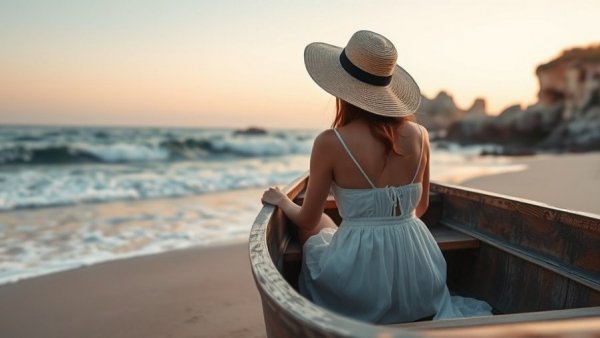 Tips on how to choose travel destination featuring a serene beach scene.