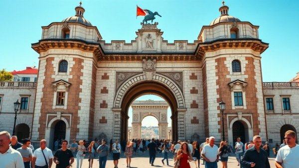Lisbon's iconic arch on a sunny day - Lisbon Best MICE Destination Europe