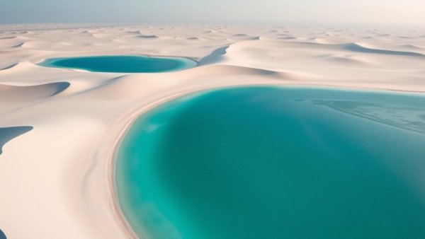 Lençóis Maranhenses family adventure: stunning dunes and turquoise lagoon.
