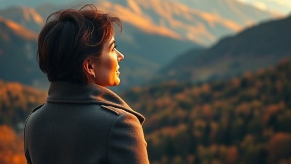 A scenic autumn view reflecting decline in Canadian tourism.