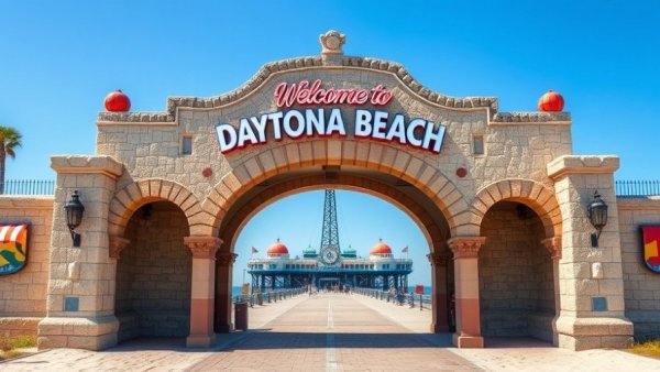 Daytona Beach 2026 travel news gateway entry view.
