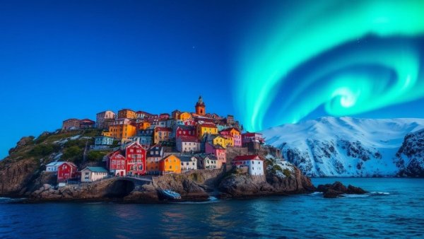 Hidden gem Canadian cities, coastal town and aurora.