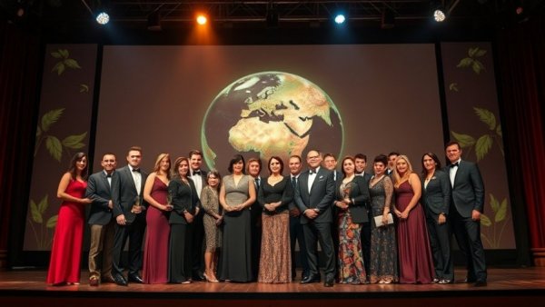 Recognizing the World's Leading Climate Action Initiative at award event.