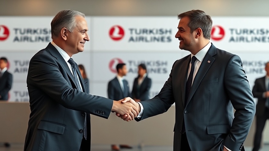 Businessmen shaking hands, symbolizing airline codeshare agreements and travel connectivity.