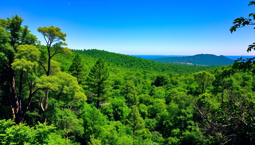 UK National Forest 30 Year Anniversary lush green landscape.