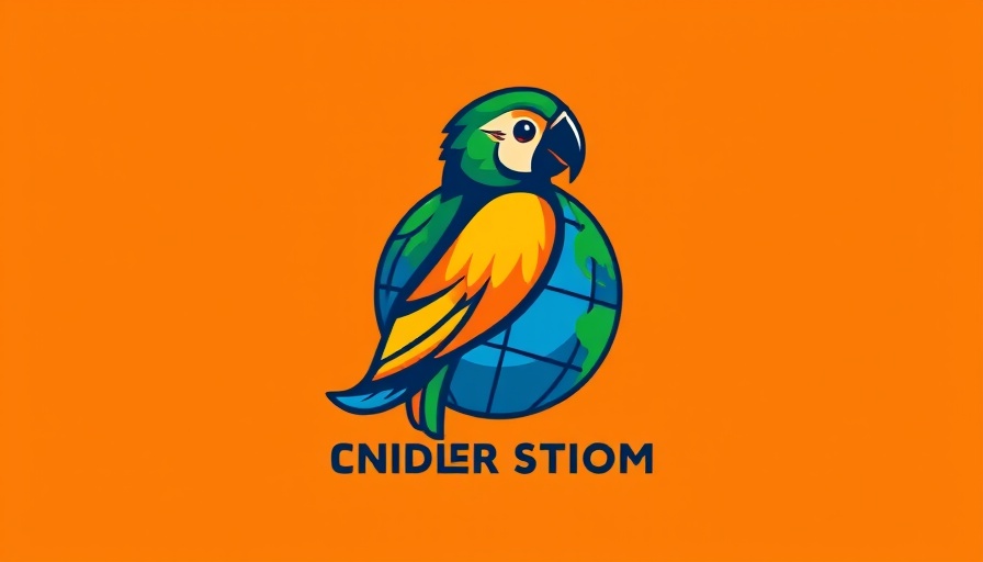 Coco Swap logo for cultural immersion travel, featuring a parrot and globe.