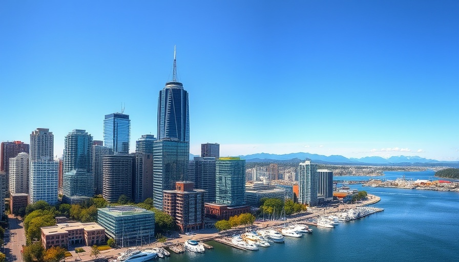 Aerial view of Vancouver skyline highlighting the cost of living in 2025.