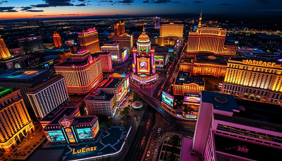 Las Vegas family travel essentials view of neon-lit Strip