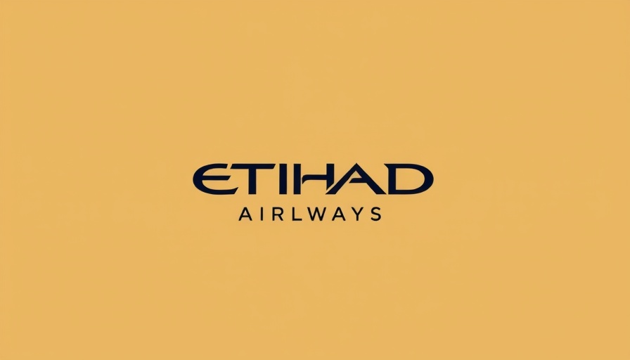 Etihad Airways logo on a brown background, July 2025 Traffic Statistics