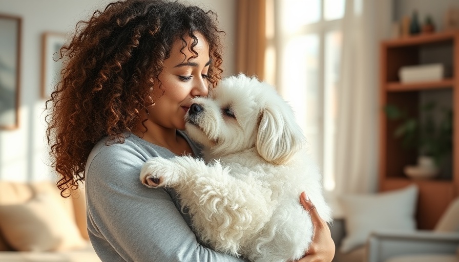 Woman holding fluffy dog, highlighting benefits of pet insurance.