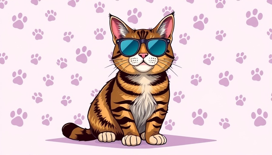 Catster Photo Contest Winners: Trendy tabby cat in sunglasses.