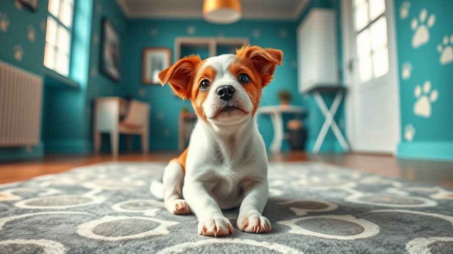 Dogster Photo Contest Winner; cute dog of the week posing on rug.