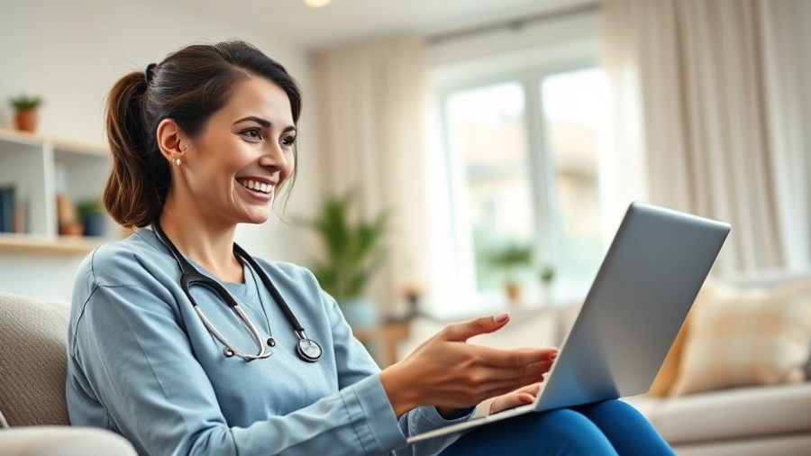 Telehealth veterinarians remote work with online vet consultation.