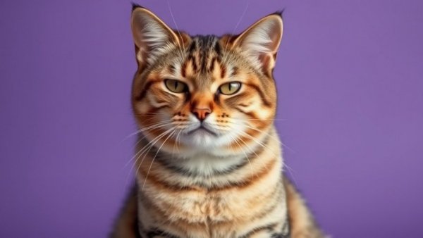 Tabby cat showing displeasure, Smells Cats Hate context.