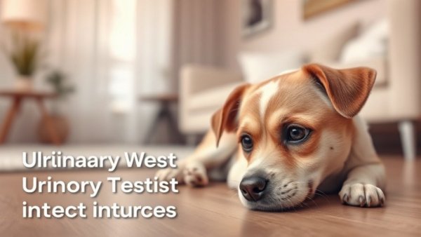 Dog concerned about Urinary Tract Infections in Dogs and Cats.