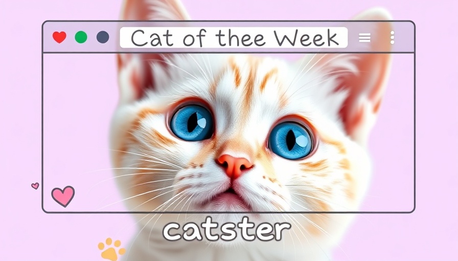 Cat of the Week in Cats Photo Contest with cream and white cat.