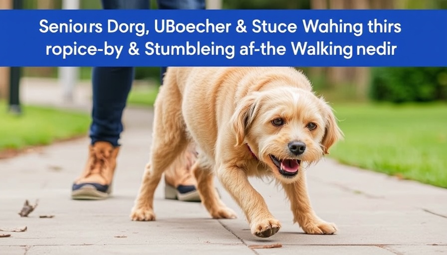 Senior Dog Tripping & Stumbling While Walking: Common Causes and How to Help