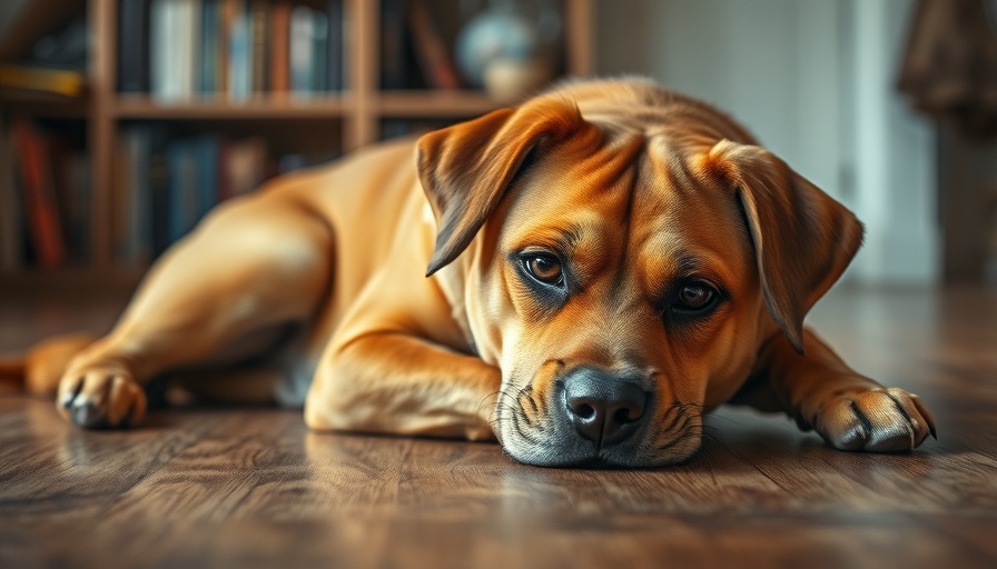 Sad dog lying on the floor, Can You Hurt a Dog’s Feelings.