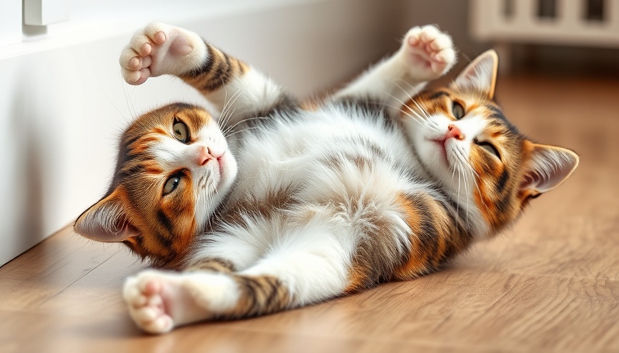 Playful calico cat featured in Cats of the Week Winners.