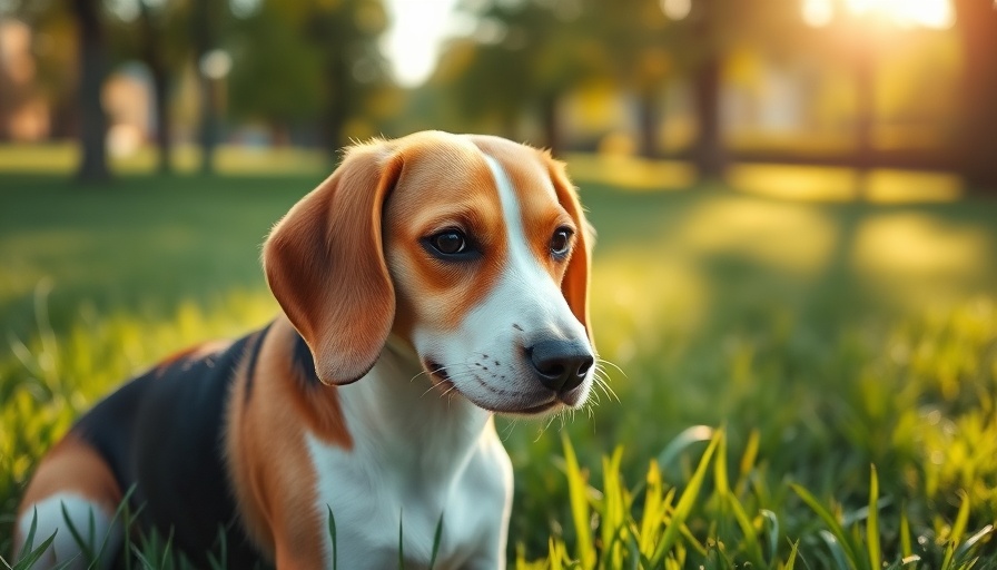 Beagle scratching ear in sunny park, Vet-Approved Remedies for Dog Allergies
