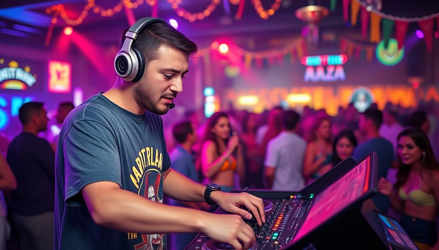 Silent Addy at E11EVEN DJing in a vibrant nightclub.