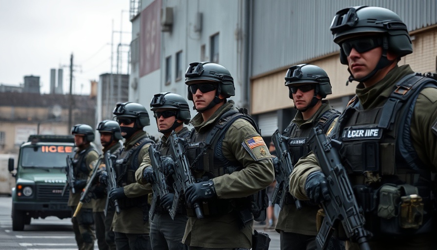 National Guard deployment in Illinois, tactical team alert.