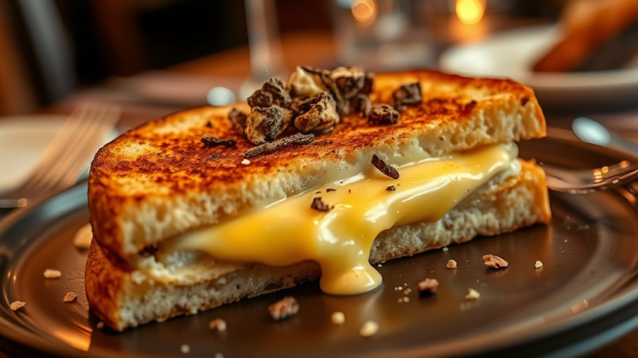 Best New Restaurant in Miami gourmet truffle sandwich.