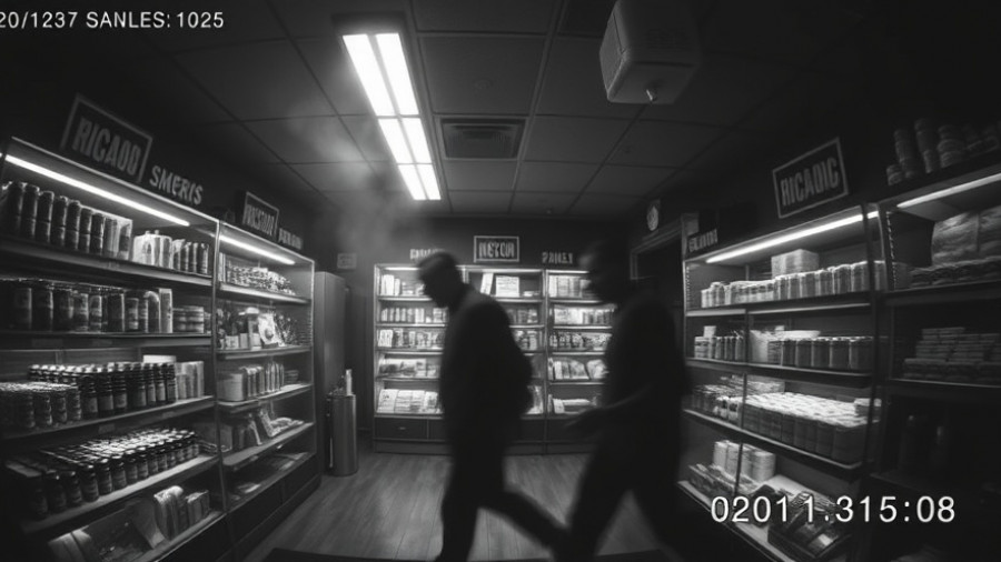 Fort Lauderdale smoke shop break-in captured on CCTV footage.