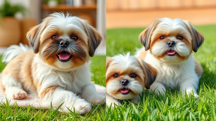 Adorable Shih Tzu dogs playing indoors and outdoors, online dog sitter controversy.