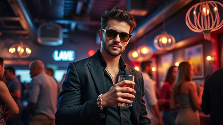 Stylishly dressed group at Shaggy Shenseea LIV Nightclub performance.