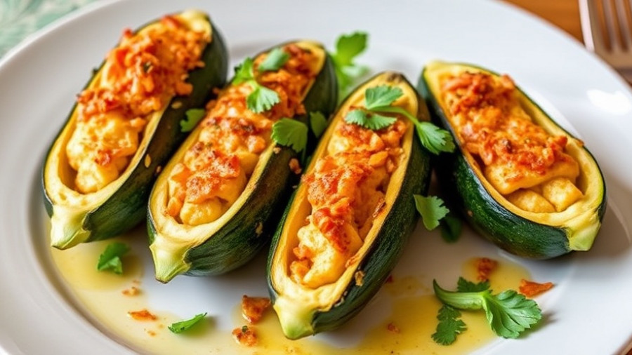Stuffed Zucchini / Belkys