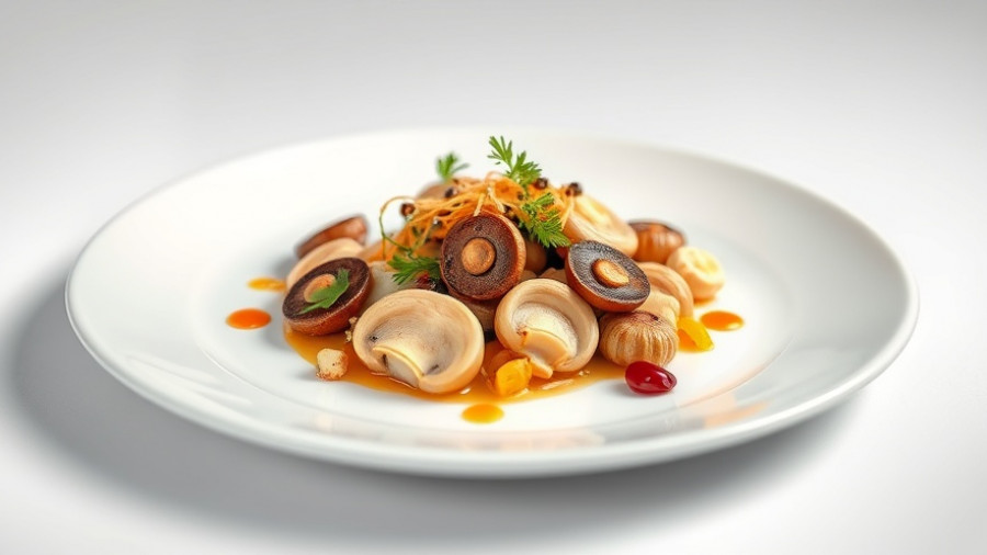 Exquisite gourmet dish in a restaurant that transports you.