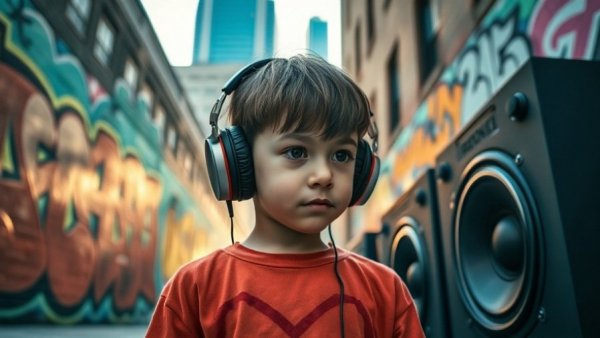 DJ Iceman Tape Hiss Theory album cover with urban style.