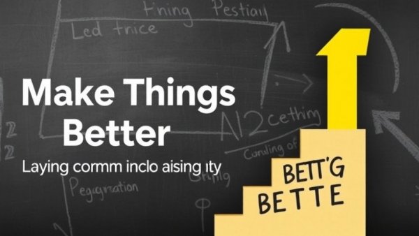 Motivational graphic with steps and arrow symbolizing commitment in leadership.