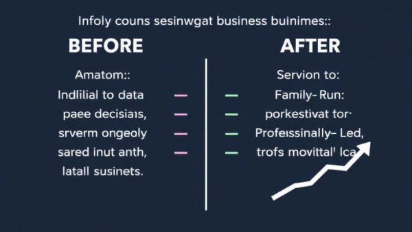 Business Coaching for Family Businesses transformation infographic.